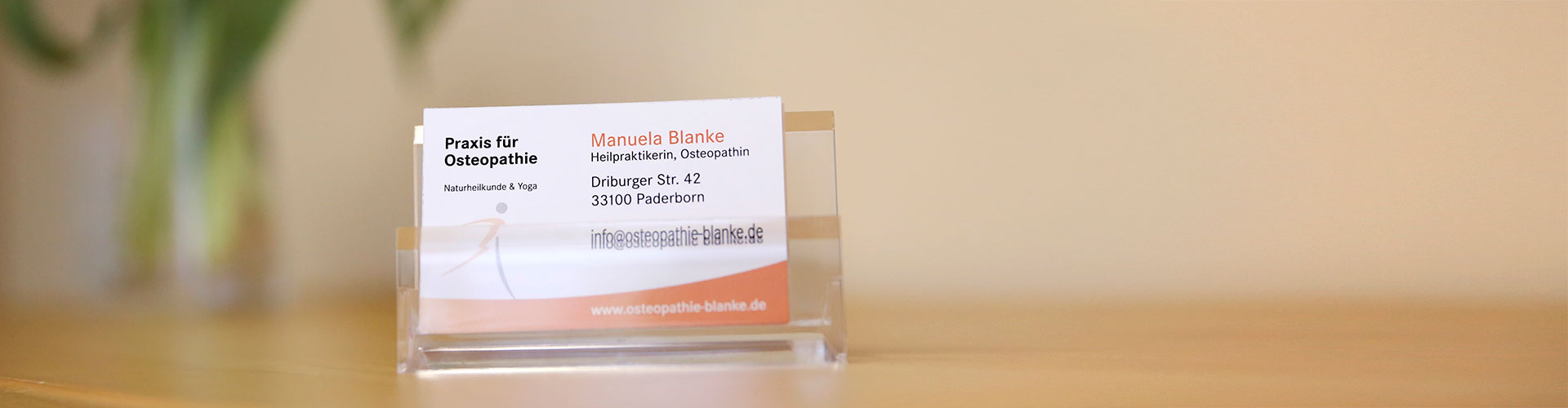 Manuele Blanke - Osteopathie - Naturheilkunde - Yoga - Paderborn